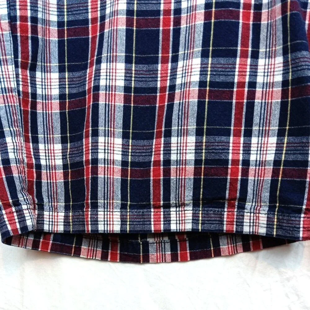 VINTAGE Bugle Boy Shorts Mens 36‎ Plaid Baggy Skater Y2K 90s